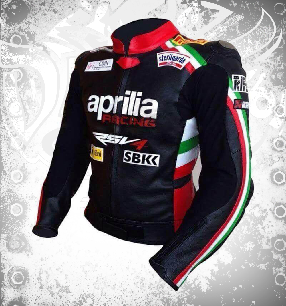 Aprilia Motorcycle Leather Racing Jacket