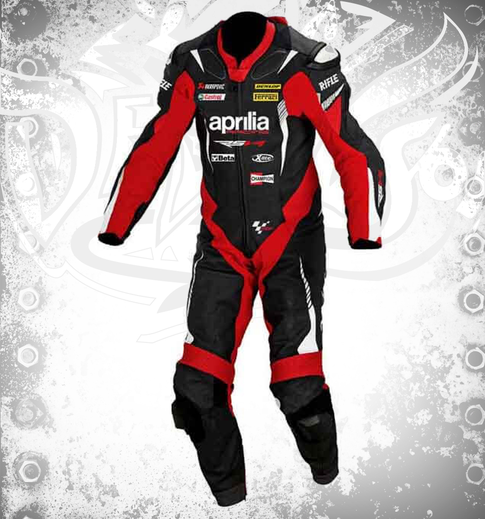 Aprilia Motorcycle Street Racing CE Protective Leather Suit