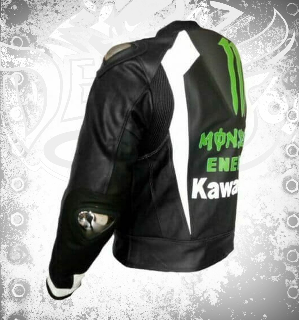 Kawasaki Custom Monster Motorcycle Racing Jacket