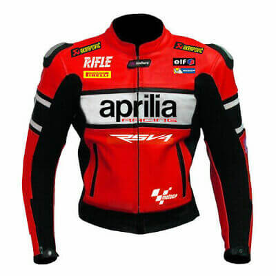 Racing Motorcycle Aprilia Leather Jacket Sports