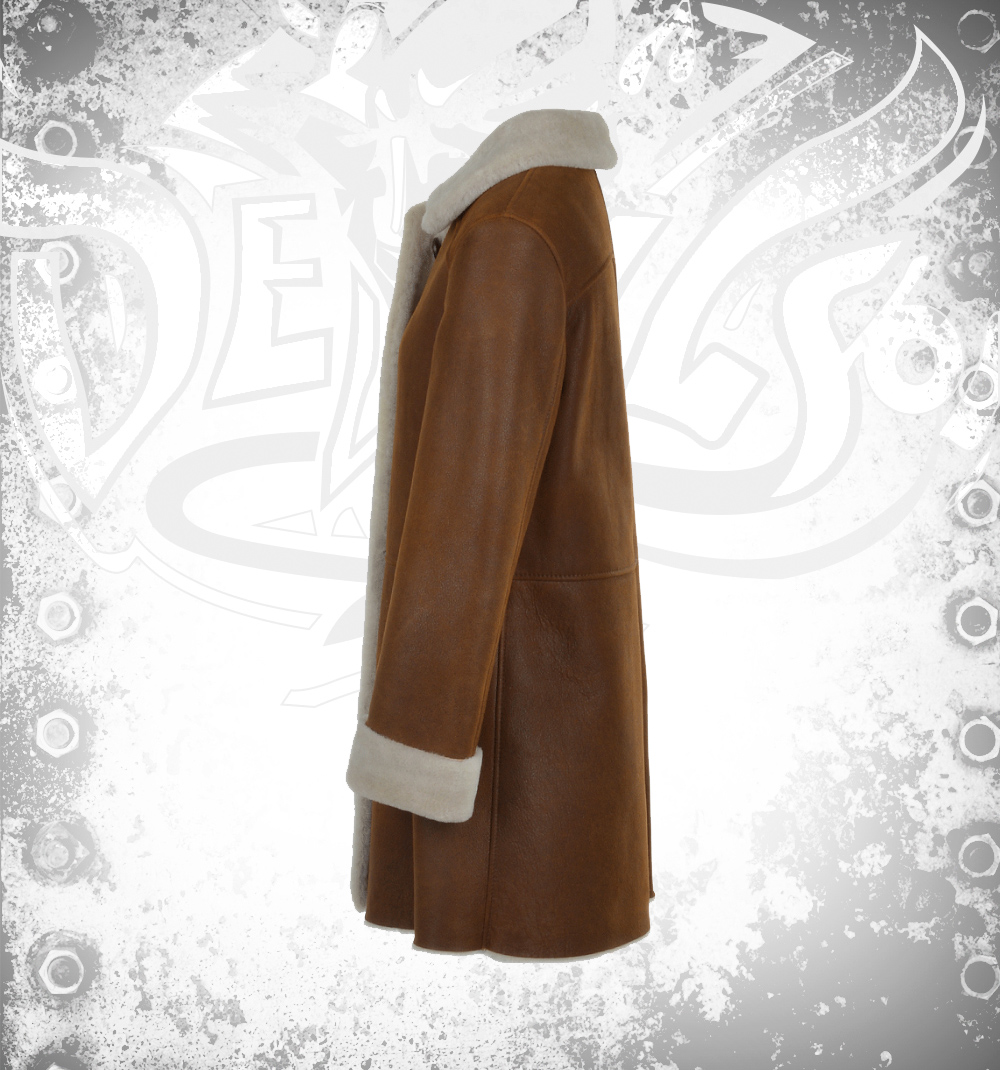 Devilson Ashwood Sheepskin Tan Coat