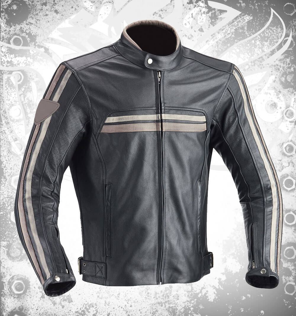 Devilson Men Motorcycle Leather Jacket
