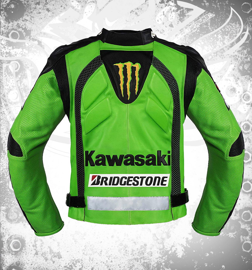 Kawasaki Green Racing Motogp Leather Jacket