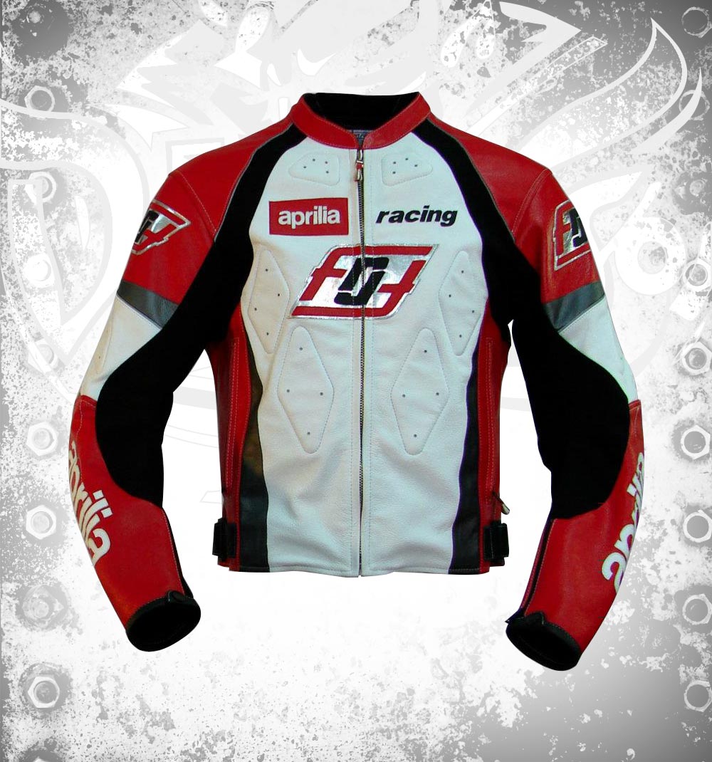 Racing Motorcycle Aprilia Leather Jacket Sports