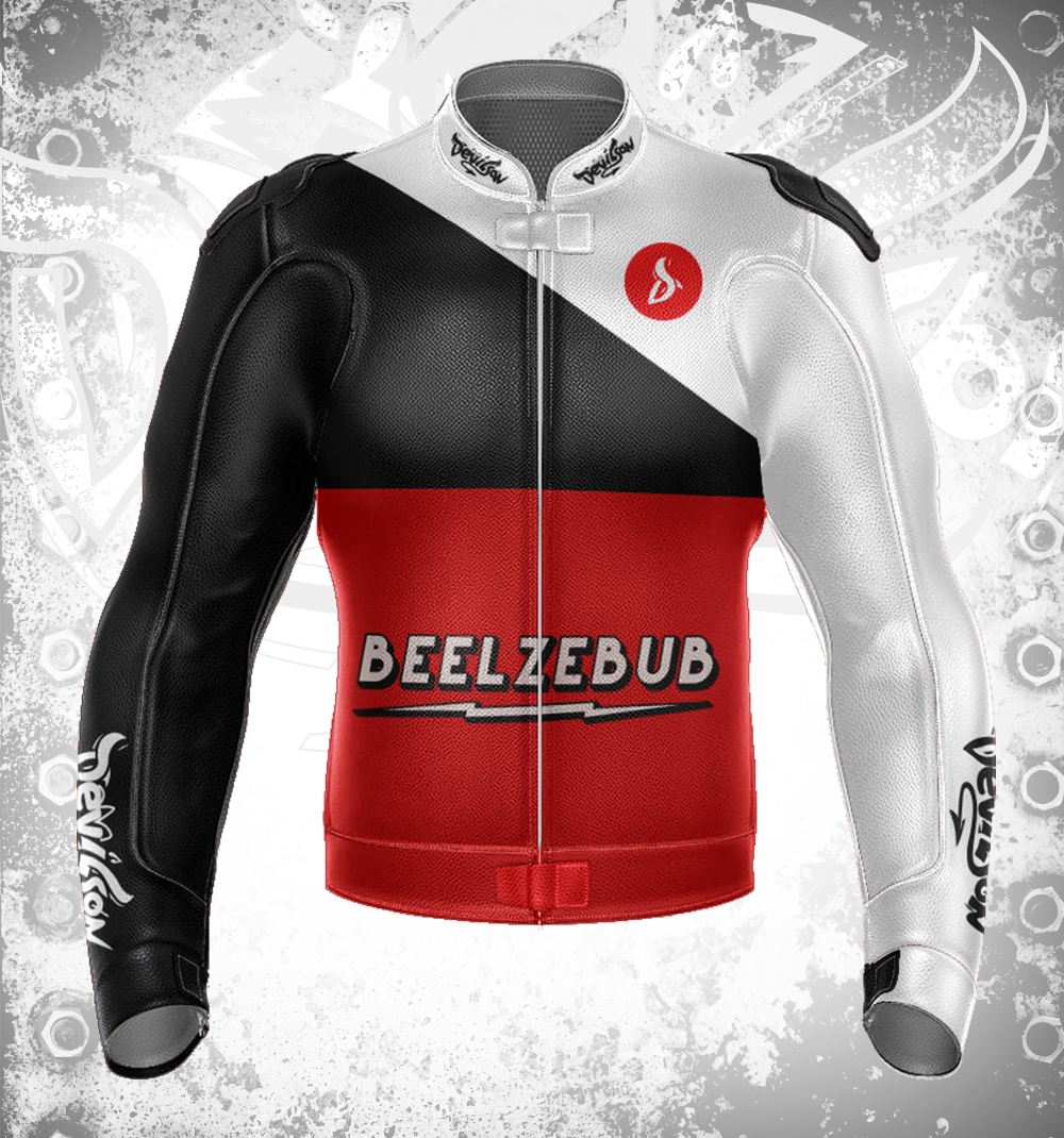 Devilson Belphegor Pro Colour Full Leather Jacket Front