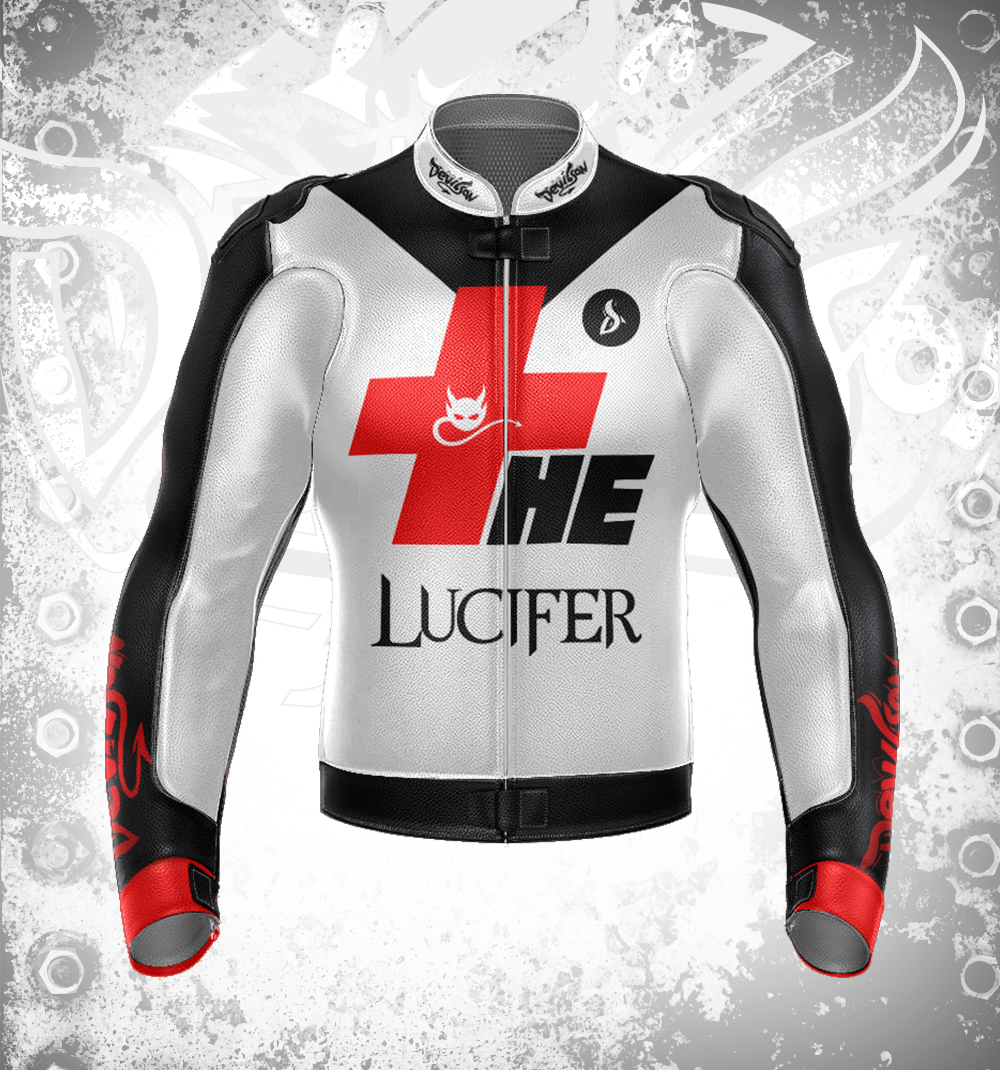 Devilson Pro Lucifer Motorbike Racing Leather Jacket