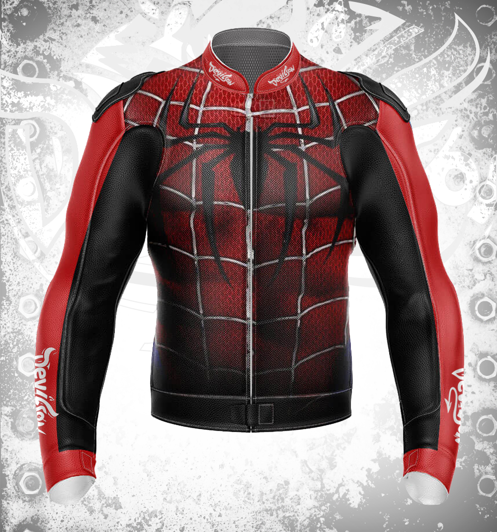 Devilson Satan Spidermen MotoGp Leather Jacket