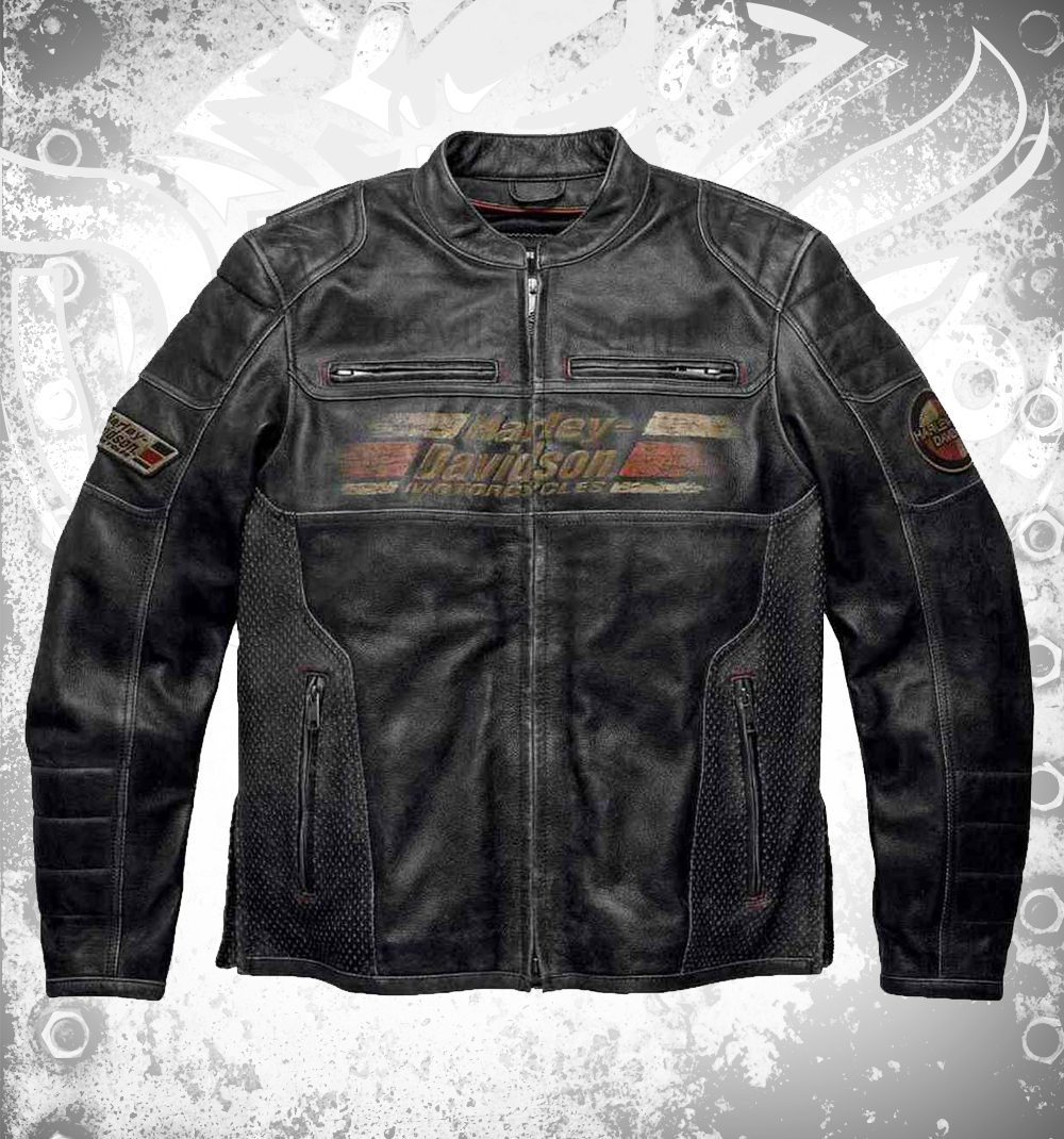 Harley-Davidson-Mens-Astor-Patches-Distressed-Leather-Jacket-Black-97122-16VM