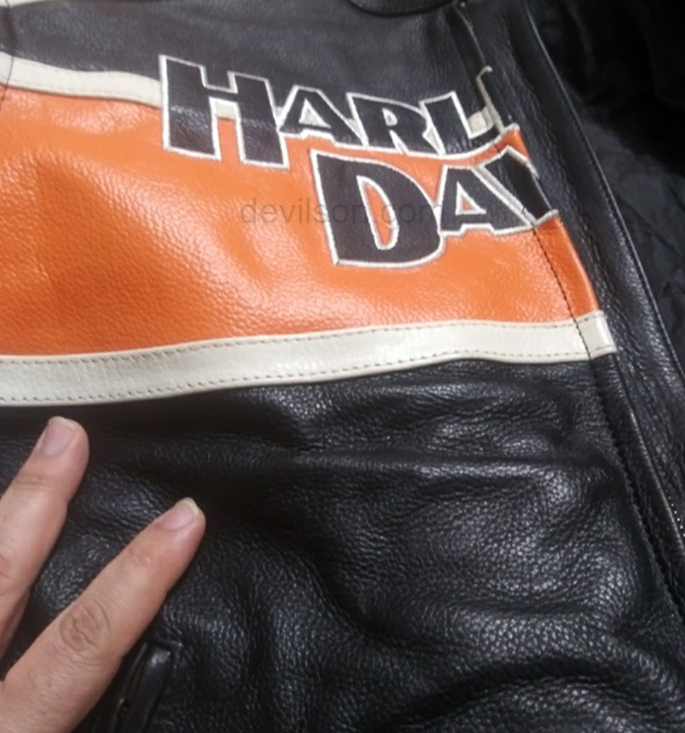 Harley Davidson Classic Cruiser Motorcycle Leather Jacket Men