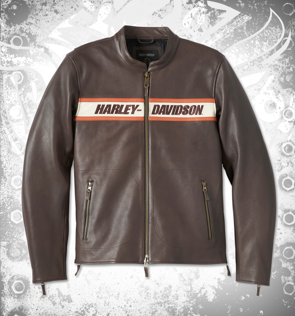 Java Men's Victory Lane II Leather Jacket - Harley Davidson