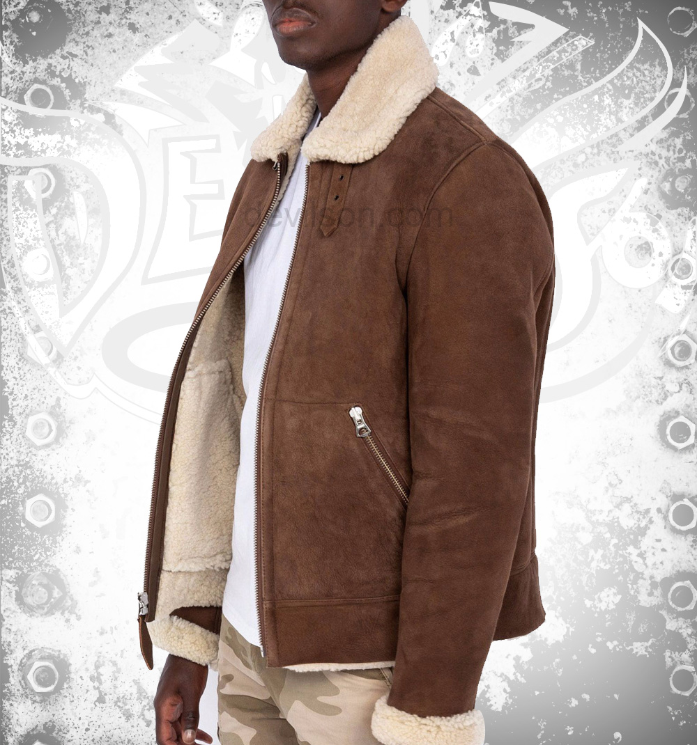 Shearling Leather Jacket – Timeless Elegance Unmatched Warmth