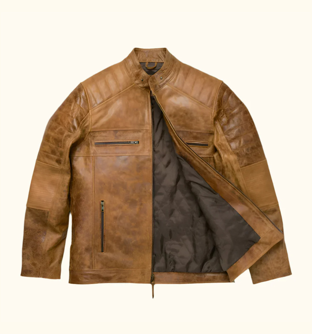 Devilson Café Racer Leather Jacket