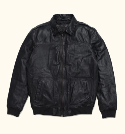 Devilson Maverick Leather Bomber Jacket