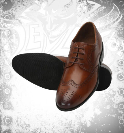 Dark Brown Genuine Leather Hand Crafted Shoes by Brune