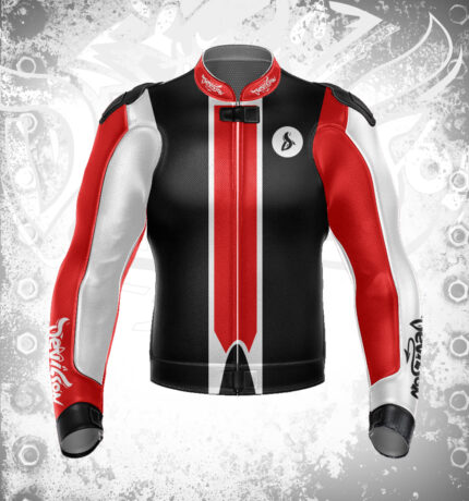 Devis Gentle Giant Vented Moto Speed Leather Jacket