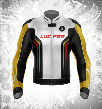 Rocket II Lucifer Black n Gold MotoGP Leather Jacket