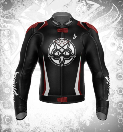 Grand Prix Mat Black Real Leather MotoGP Jacket