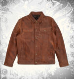 Driggs Midnight Leather Blazer Jacket