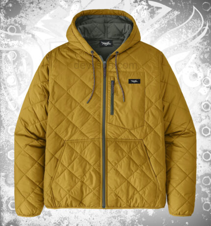 Fusion of Style and Warmth Quilted Insulated Bomber Hoodie Puffer Jacket