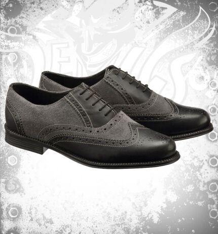 Men Hand Stitched Leather Shoes and Suede Brogues