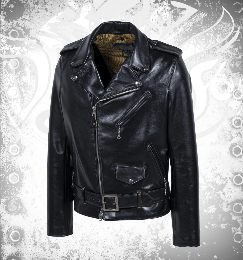 SCHOTT NYC PER62 Perfecto Teacore Leather Motorcycle Jacket - Devilson