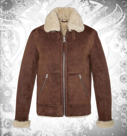 Shearling Leather Jacket - Timeless Elegance Unmatched Warmth