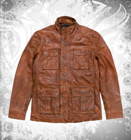 Theodore Leather Field Jacket - Elevate Your Outdoor Style