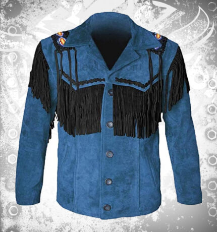 Western Leather Jackets for Men Cowboy Leather Jacket