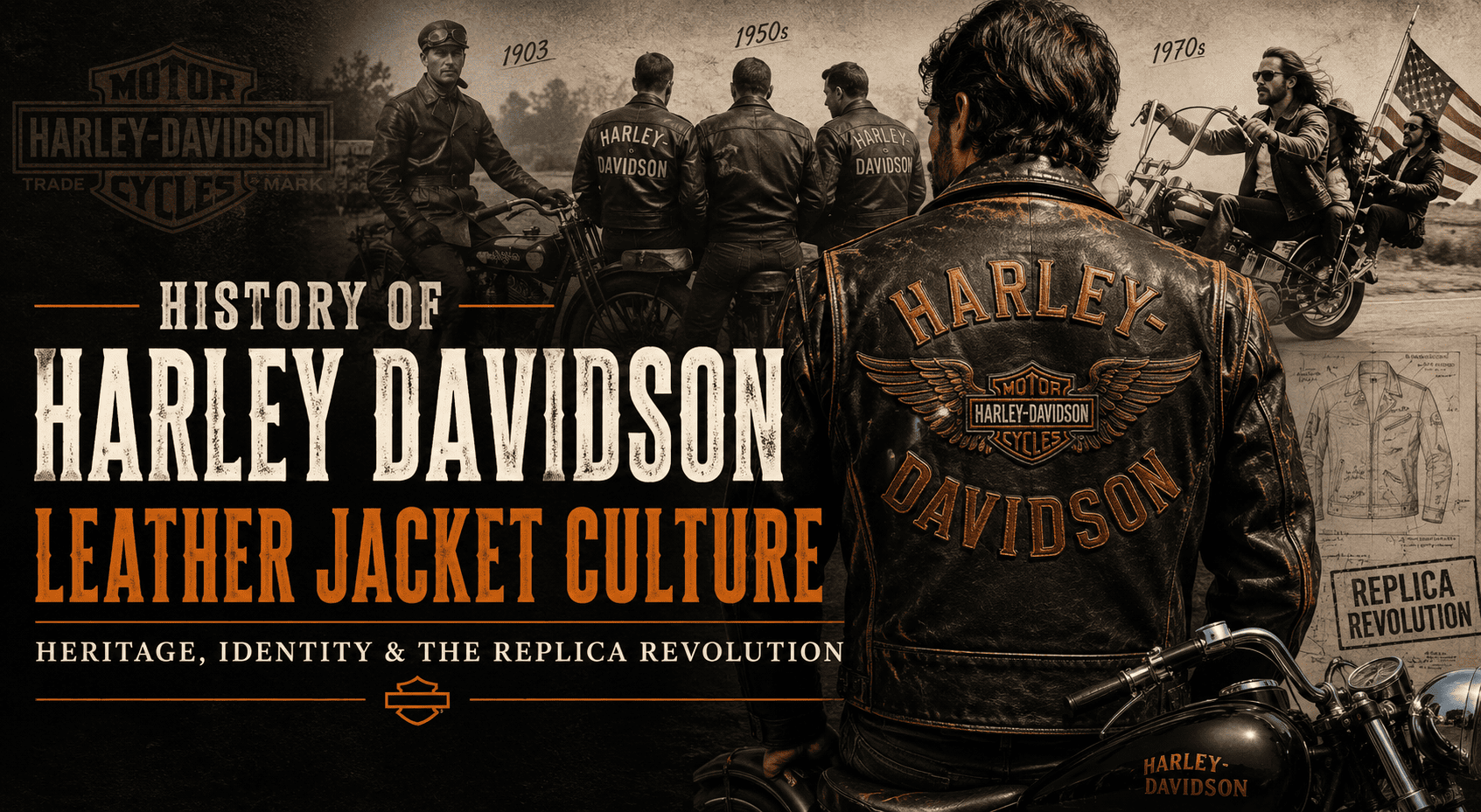 History of Harley Davidson Leather Jacket Culture